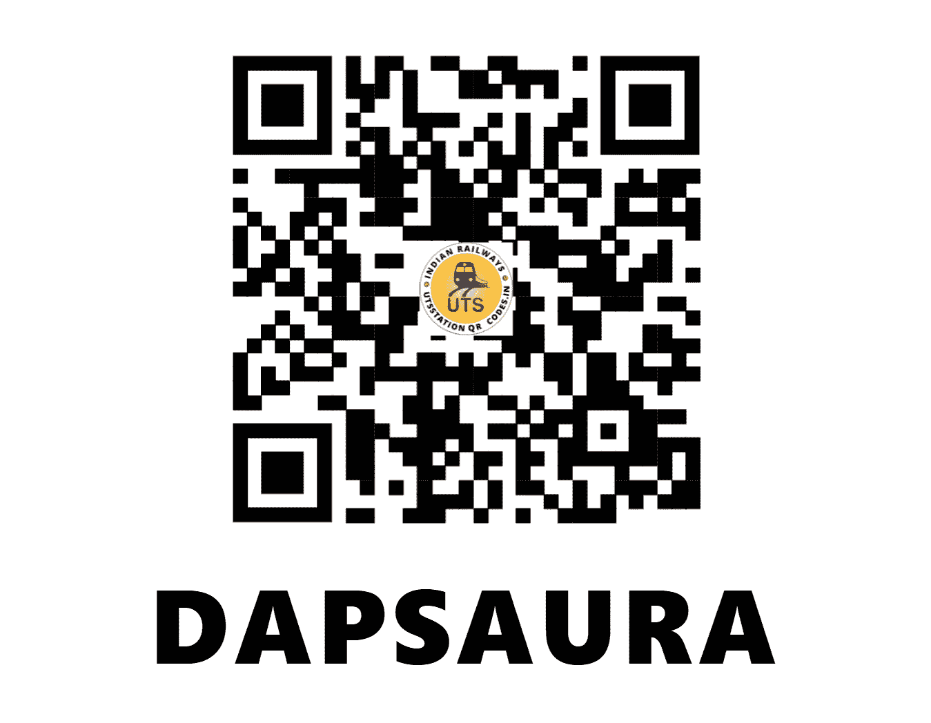 UTS QR Code for DAPSAURA - DPSR (NC - UTTAR PRADESH)